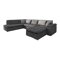 Ecksofa Comfivo 141 (Lux 06 + Lux 06 + Lux 05)