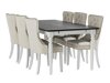 Маса и столове за трапезария Parkland 309 (Бял + Черен + Beige)