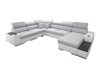 Stūra dīvāns Pearland 105 (Ekj 01 + Luxo 6601 + Evo 32)