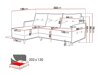 Canapé d'angle Muncie 101 (Lux 05)