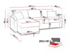 Canapé d'angle Carlsbad 104 (Luxo 6605 + Luxo 6601)