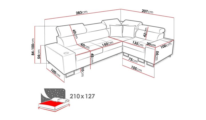 Stūra dīvāns 402367