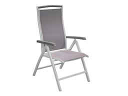 Cadeira para o exterior Dallas 742 (Cinzento + Branco)