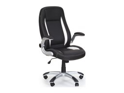 Cadeira de escritório Houston 569 (Preto + Branco)