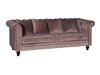 Chesterfield sofa Dallas 255 (Dusty rožinė)
