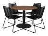 Σετ Τραπέζι και καρέκλες Dallas 2189 (Μαύρο)