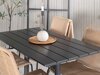 Laua ja toolide komplekt Dallas 2196 (Helepruun + Must)