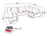 Canapé d'angle Pearland 111 (Uttario Velvet 2955)