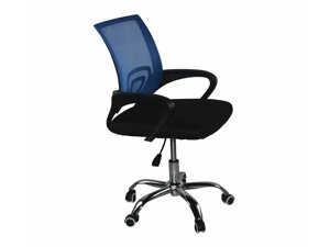 Καρέκλα γραφείου Mesa 297 (Μαύρο + Μπλε)