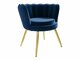 Fotelja Comfivo 319 (Plava + Zlatno)