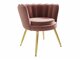 Krēsls Comfivo 319 (Tumši rozā + Zelts)