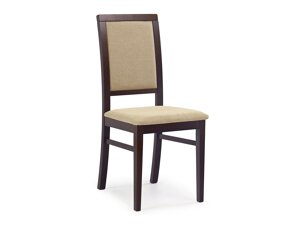 Cadeira Houston 596 (Beige + Noz escura)