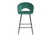 Нисък бар стол Houston 881 (Тъмно зелено + Черен)