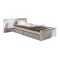 Letto Henderson 118 (Bianco + Grigio)