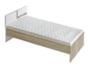 Κρεβάτι Akron G103 (Ελαφριά δρυς + Άσπρο)