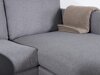 Stūra dīvāns Dallas F102 (Pelēks + Melns)