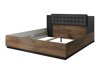 Schlafzimmer-Set Austin AN107 (Eichenholzoptik Flagstaf dunkel + Kupfer)
