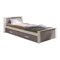 Bed Henderson 115 (Wit + Truffel)