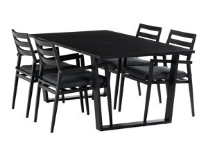 Conjunto de mesa y sillas Paterson 100