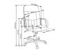 Biroja krēsls Houston 594 (Brūns)