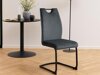 Καρέκλα Oakland 603 (Σκούρο γκρι + Μαύρο)