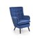 Sillón Houston 838 (Azul oscuro + Negro)