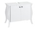 Stehender Badezimmerschrank für ein Waschbecken Denton AF100 (Weiss)