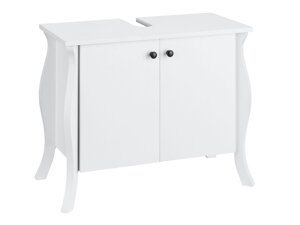 Стоящ шкаф за баня за мивка Denton AF100 (Бял)