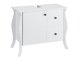 Armário com lavatório de apoio próprio para casa de banho Denton AF101 (Branco)