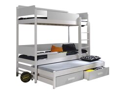 Двухъярусная кровать Henderson 114 (Белый + Серый)