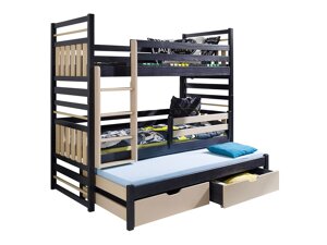 Двухъярусная кровать Henderson 123 (Венге + Светло-коричневый)