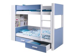 Divstāvu gulta Henderson 142 (Balts + Zils)