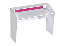 Darba galds Akron K100 (Balts + Tumši rozā)