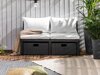 Kerti kanapé Comfort Garden 1560 (Fehér + Fekete)