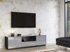Tv omarica Austin U109 (Črna + Gloss siva)