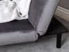 Καναπές κρεβάτι Dallas 1710 (Σκούρο γκρι)