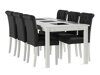 Маса и столове за трапезария Parkland 301 (Бял + Черен)
