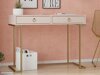 Darba galds CosmoLiving by Cosmopolitan K100 (Tumši rozā + Zelta)