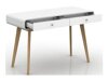Íróasztal Denton H108 (Fehér + Tölgy)