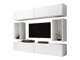 Set mobili soggiorno Charlotte C106 (Bianco)