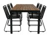 Laua ja toolide komplekt Dallas 2907 (Must)