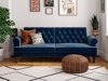 Καναπές κρεβάτι Novogratz 112 (Μπλε)