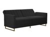 Καναπές κρεβάτι Novogratz 111 (Μαύρο)