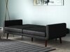 Καναπές κρεβάτι Tulsa 117 (Μαύρο)
