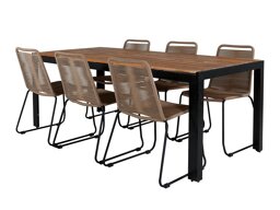 Laua ja toolide komplekt Dallas 2907