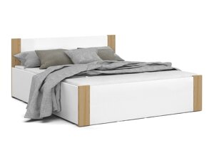 Κρεβάτι Aurora 154 (Άσπρο + Πεύκο)