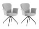 Set stolica Denton 537 (Svijetlo siva + Crna)