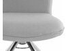 Стол комплект Denton 538 (Светло сив + Сребро)