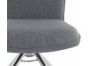 Καρέκλα Denton 538 (Σκούρο γκρι + Ασημί)