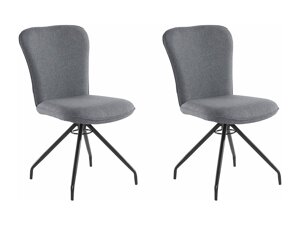 Набор стульев Denton 539 (Тёмно-серый + Чёрный)